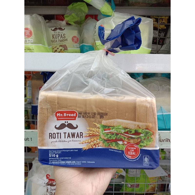 

Roti Mr Bread Tawar Jumbo 510 Gram