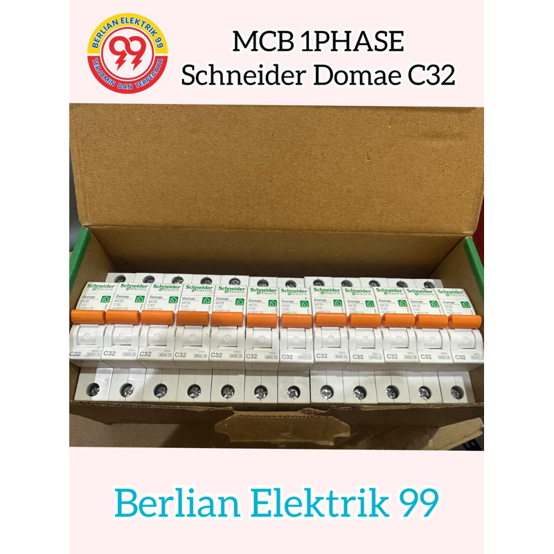 mcb 1 phase schneider domae/MCB 1PHASE SCHNEIDER 32A/C32