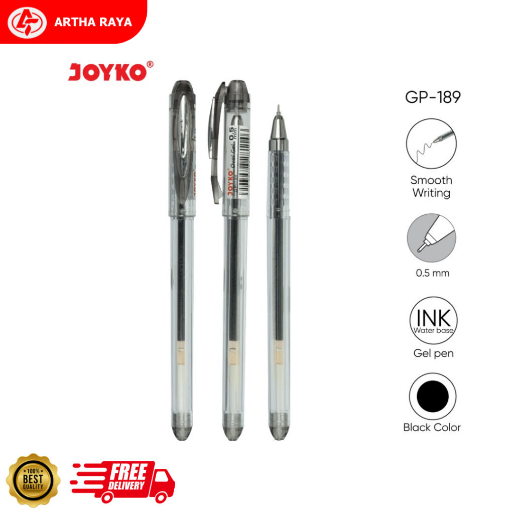 

Gel Pen Joyko GP-189 Oval Gel 0.5 mm / 1 Pcs