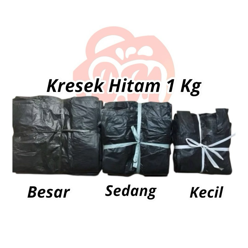 Kresek Hitam 1 Kg || Kresek Hitam Kecil Sedang Besar || Kresek Hitam Tebal