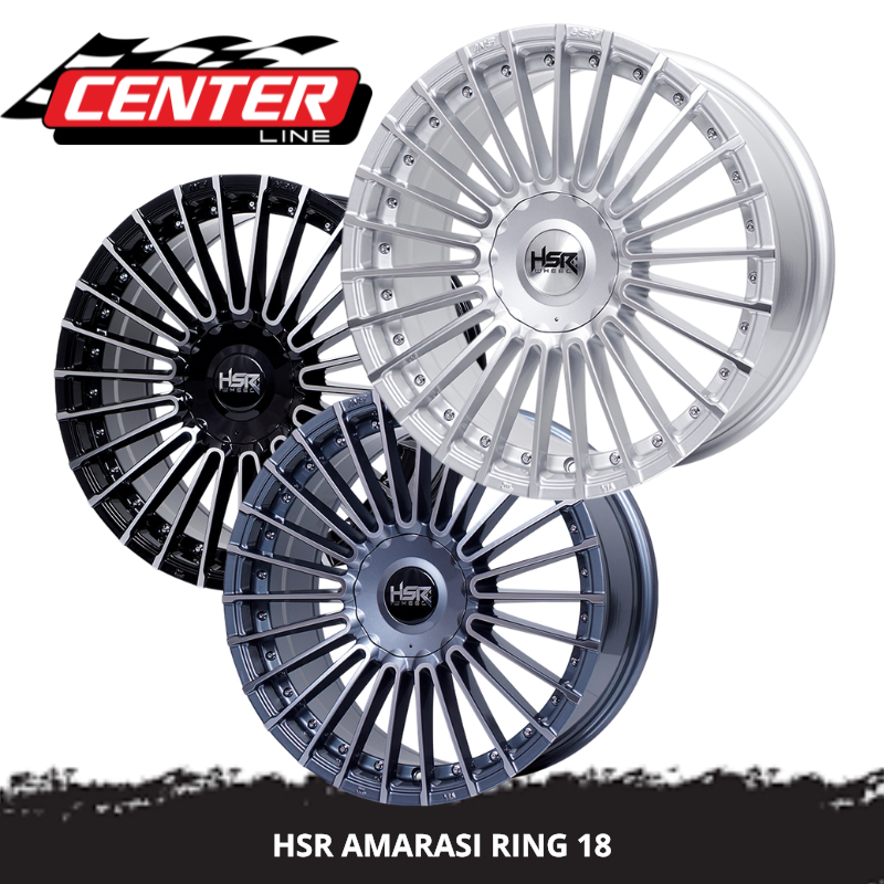 VELG HSR AMARASI R18 LEBAR 8 STARGAZER, VELOZ, ZENIX, RUSH, TERIOS