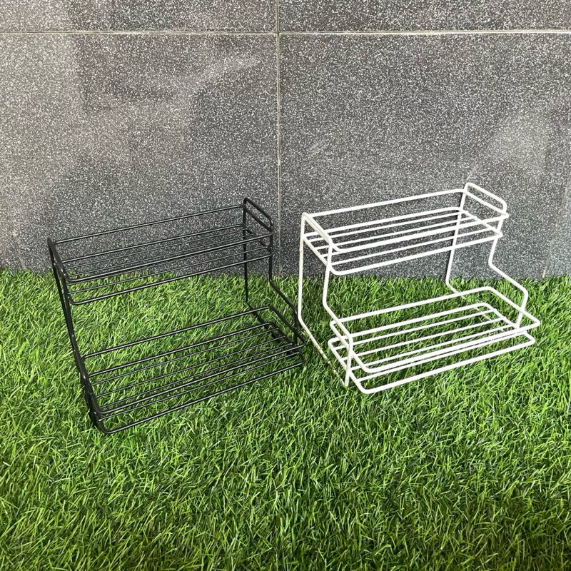 Gratong Rak Bumbu Dapur Rak Bumbu Meja Rak Serbaguna Minimalis Rak Tempat Garam Gula Saos Kecap