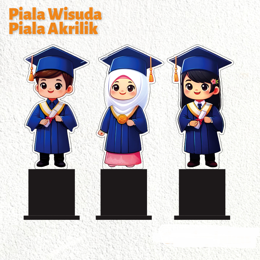 Piala Wisuda Anak Custom Piala Pelepasan Siswa Piala Kelulusan Sekolah