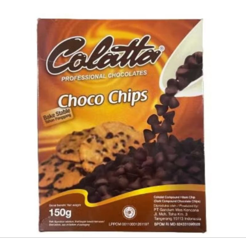 

COLATTA CHOCO CHIP BAKE STABLE 150GR