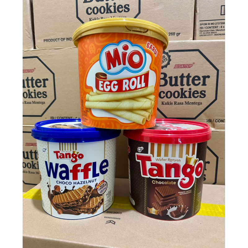 

Tango wafer / waffle jar / egg roll mio jar exp 2026 1 karton isi 6pcs