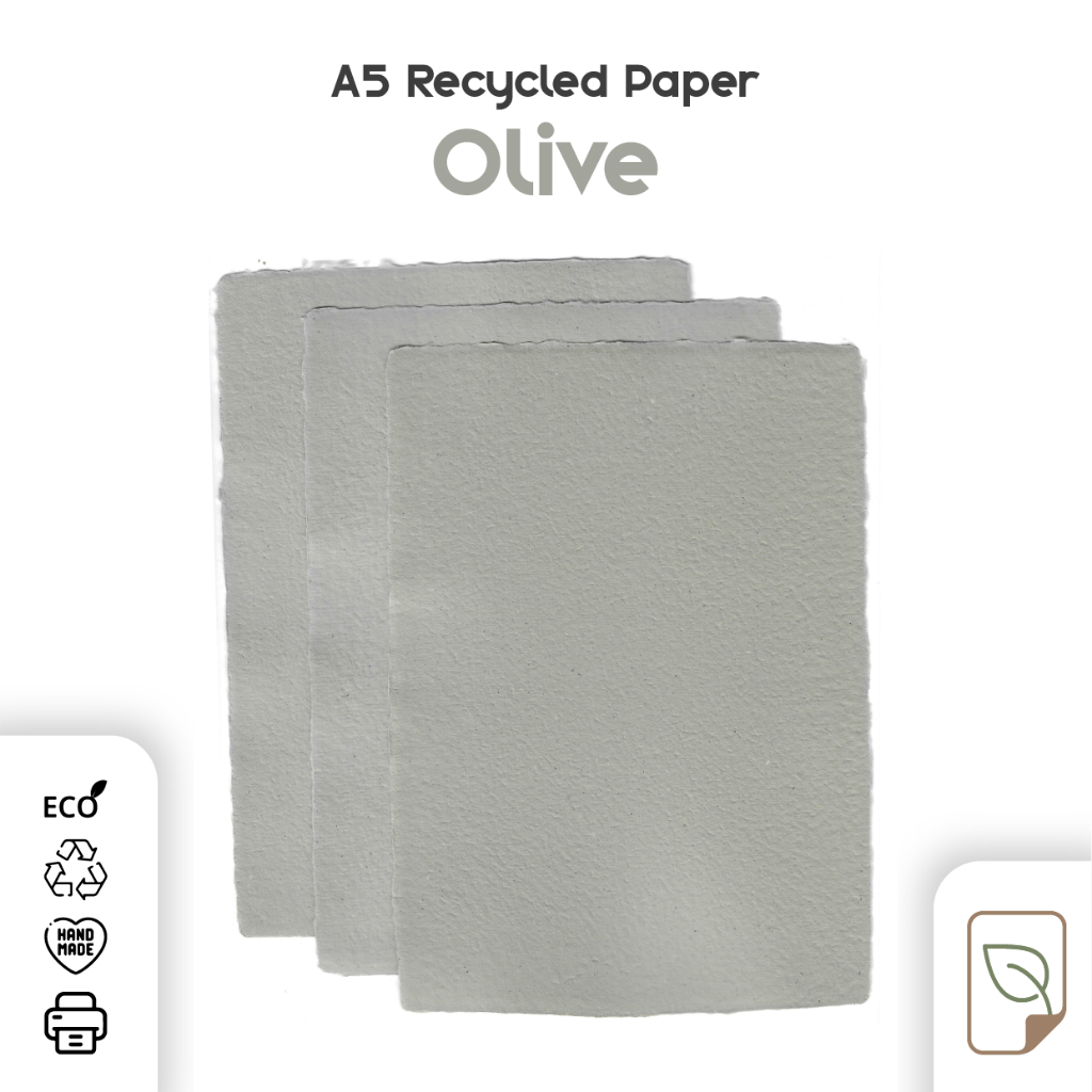 

[OLIVE] A5 Kertas Daur Ulang / Recycled Paper
