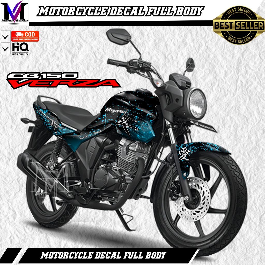 Decal Full Body CB Verza  Stiker Cb Verza Variasi Haayabusa