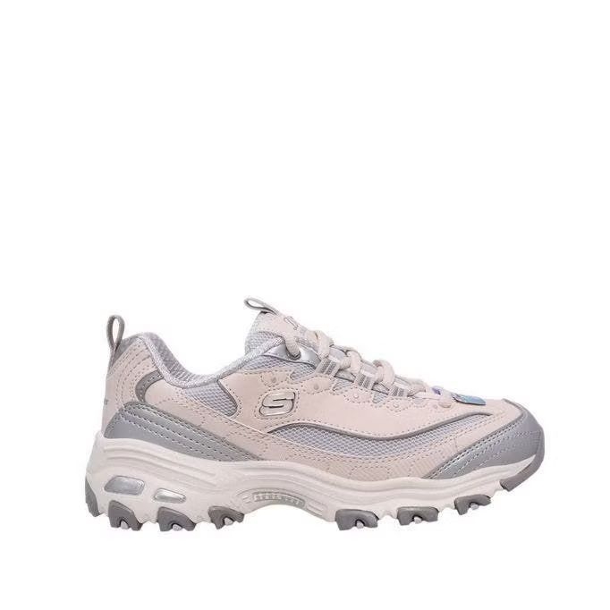 Skechers D'LITES Women's Sneakers Shoes - Natural / Silver