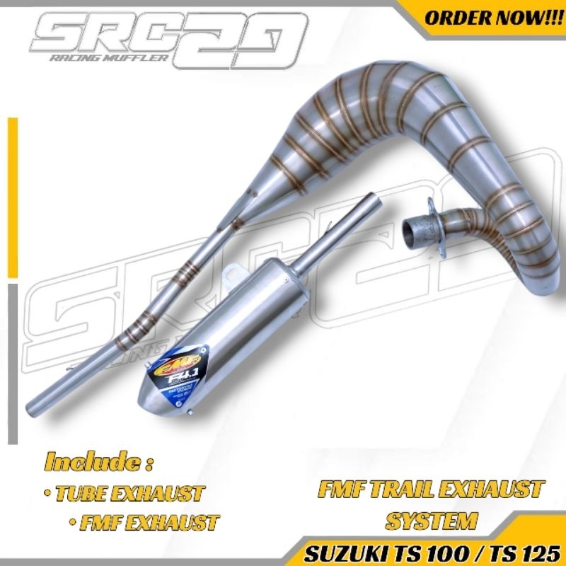 Exhaust FMF F4.1 Suzuki Ts100 - Suzuki Ts125 open exhaust system