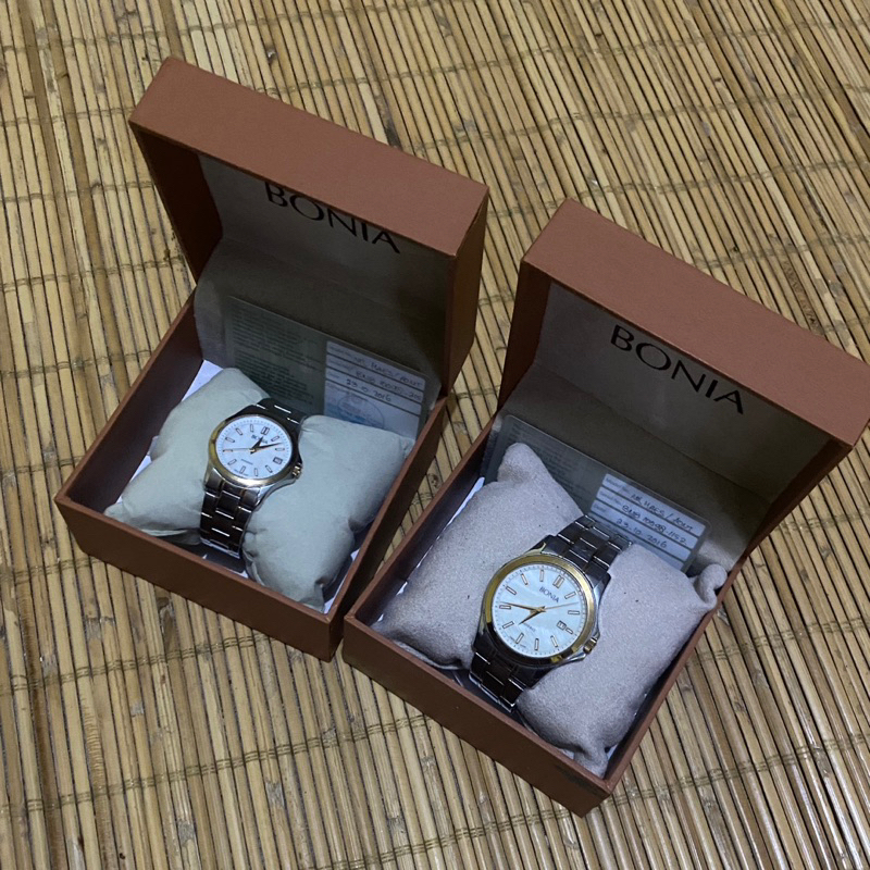 bonia couple jam tangan