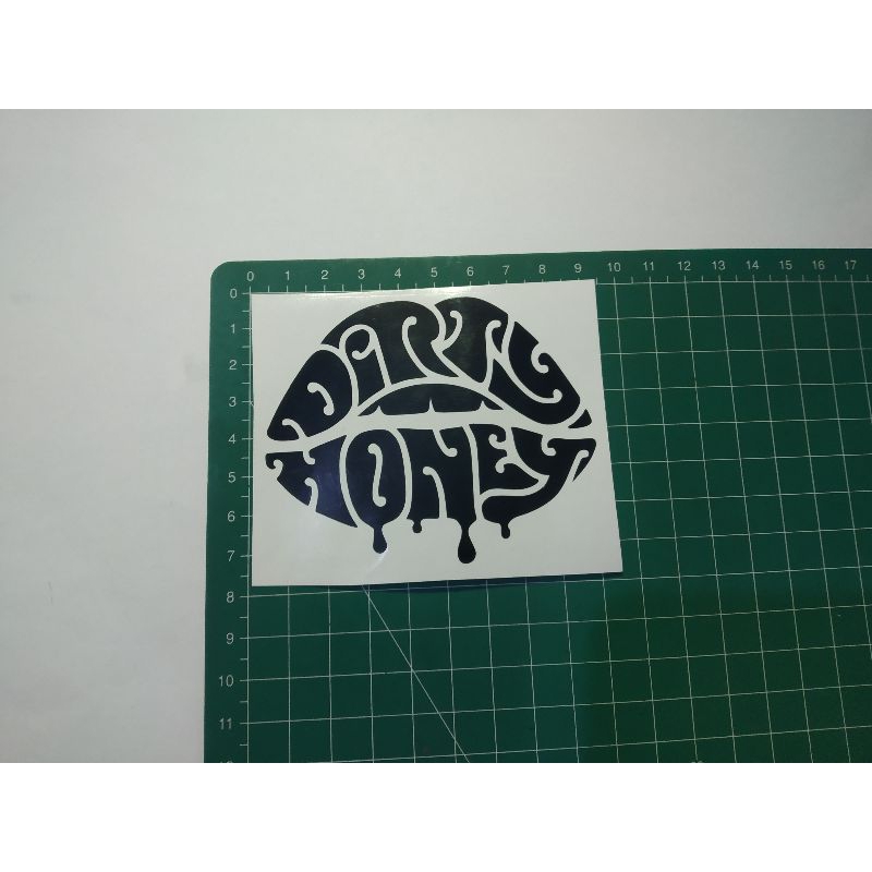 

stiker cutting dirty honey