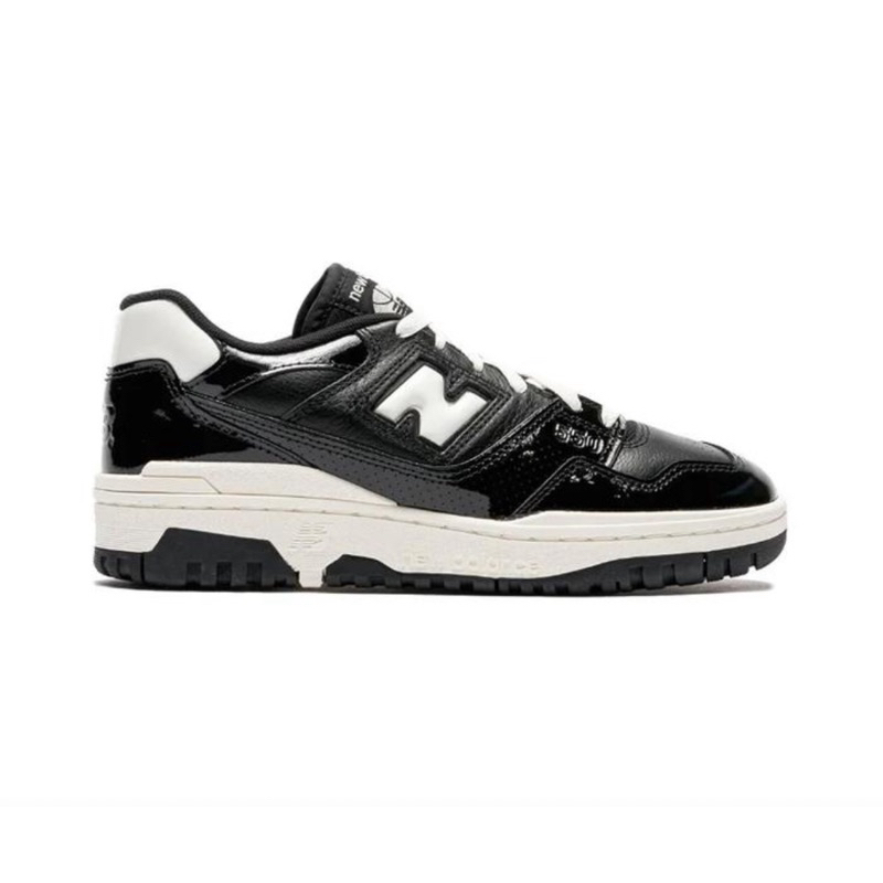 SEPATU SNEAKERS PRIA NEW BALANCE 550 BLACK SEA SALT PATENT