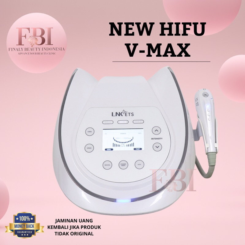 HIFU V MAX NEW Radar Ultrasound Mengencangkan Kulit Wajah Meniruskan Wajah Detox Wajah