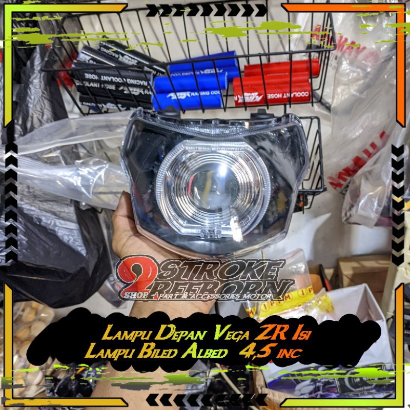 Reflektor Lampu Depan Isi Lampu Biled Albed Lampu Depan Biled Vega ZR ISI Biled 4,5inc