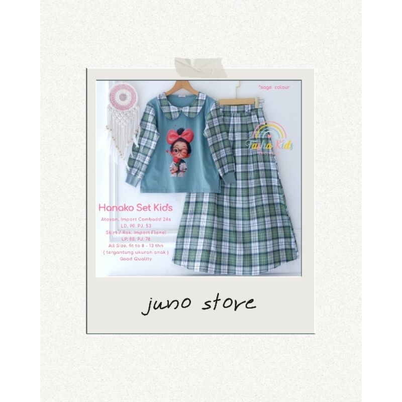 ELSA - Zaneta - hanako SETELAN ORI FASHA SYAHLA - SETELAN ANAK PEREMPUAN