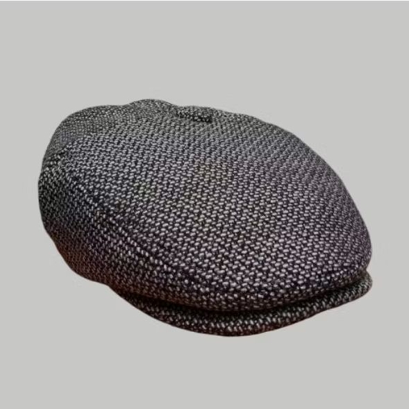Topi flatcap holigan wool topi pet wool abstrak premier topi klasik pelukis