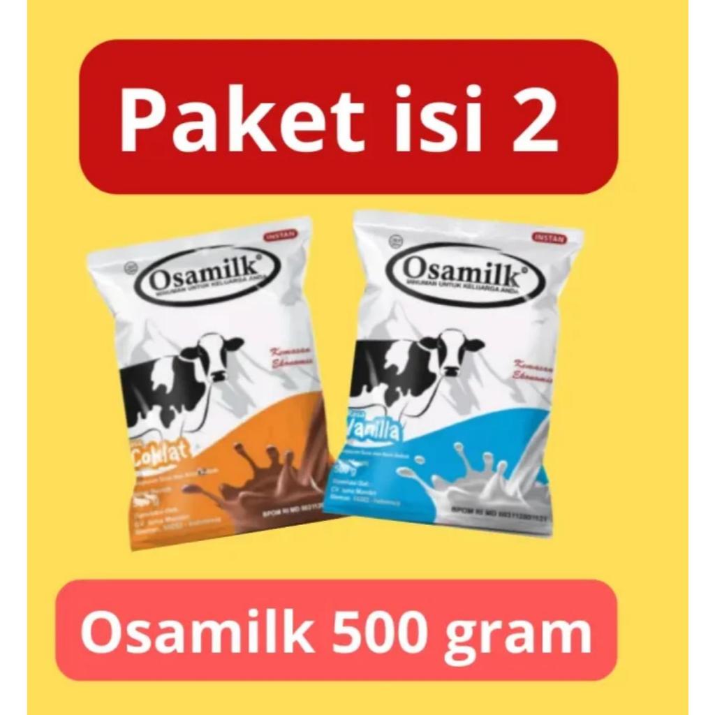 

OSAMILK PAKET ISI 2 SUSU Penggemuk Badan Osamilk 500gr & Penambah Nafsu Makan Gemuk Badan Tinggi Sehat Tingkatkan Daya Tahan Kuat Imunitas