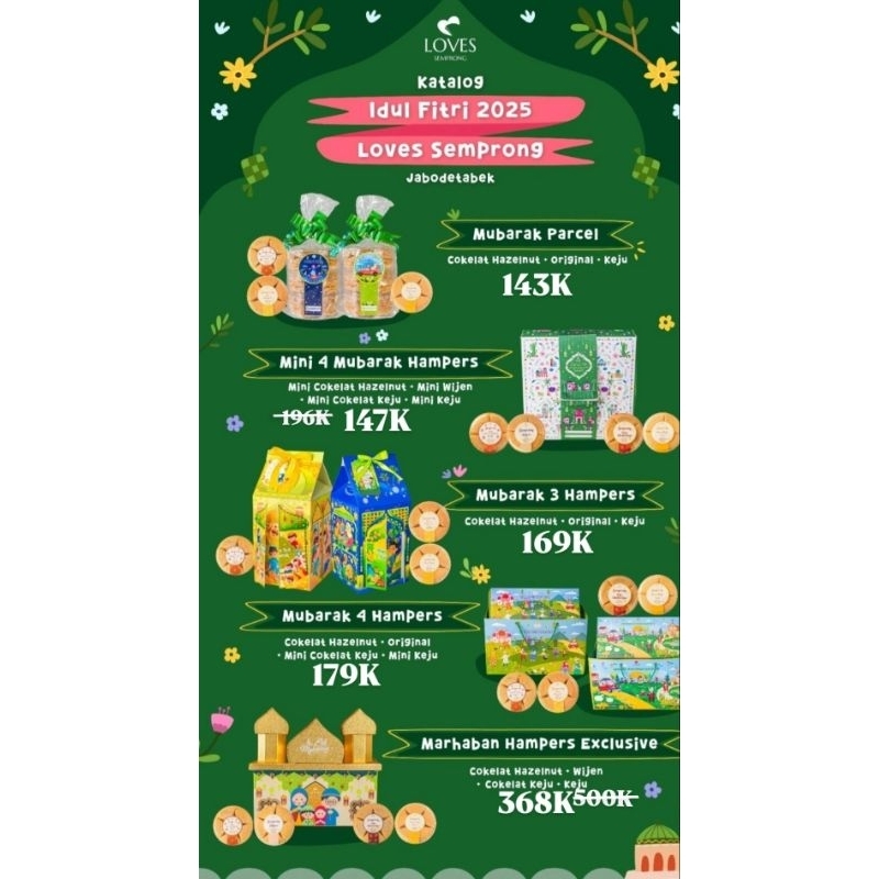 

Mini 4 Mubarak Hampers