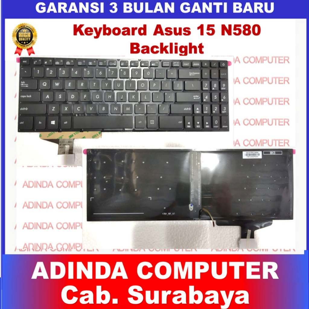 Keyboard Asus Vivobook Pro 15 N580 M580 NX580V NX580VD X580 X580VD