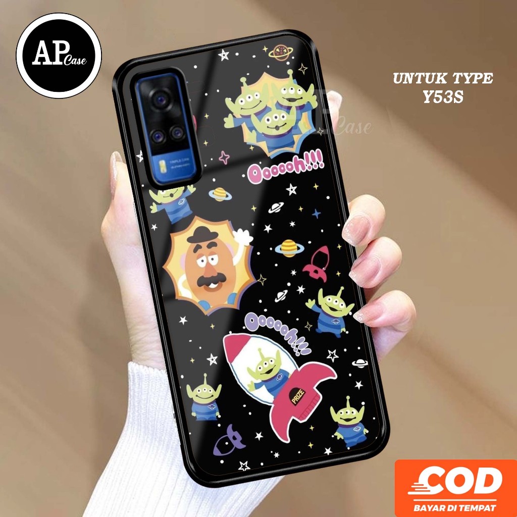 Case VIVO Y53S (MOTIF alien) Ap Case Terbaru softcase dan hardcase glossy - Custom Case - Casing - K