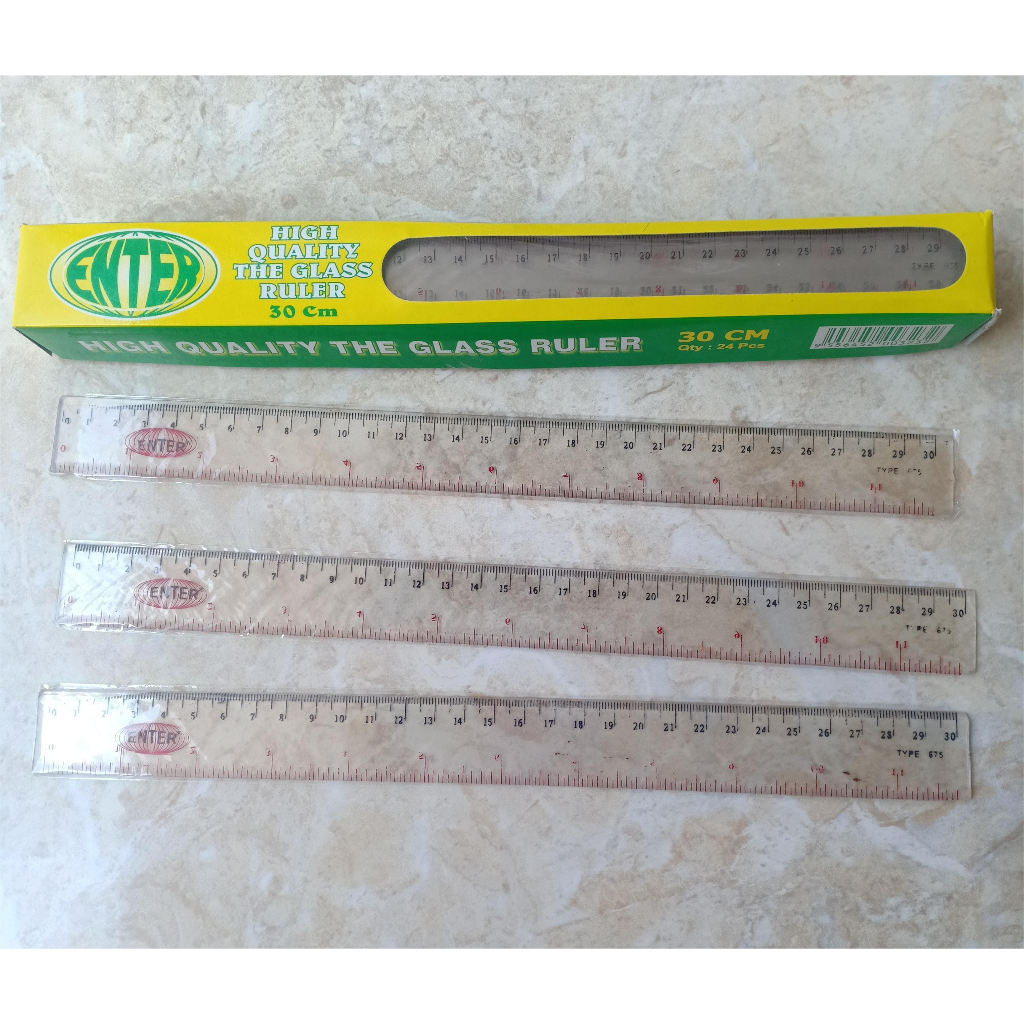 

[ PCS ] Penggaris Plastik 30 cm Murah