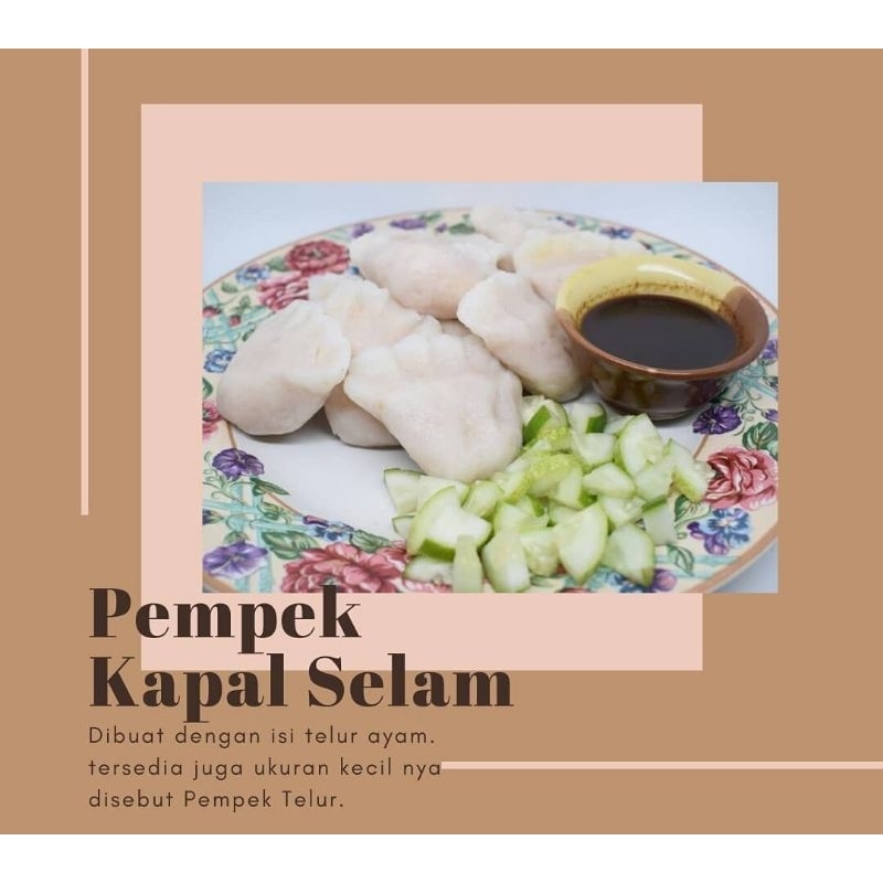 

Pempek ASLI Khas Palembang Frozen Food Terbuat Ikan Tenggiri