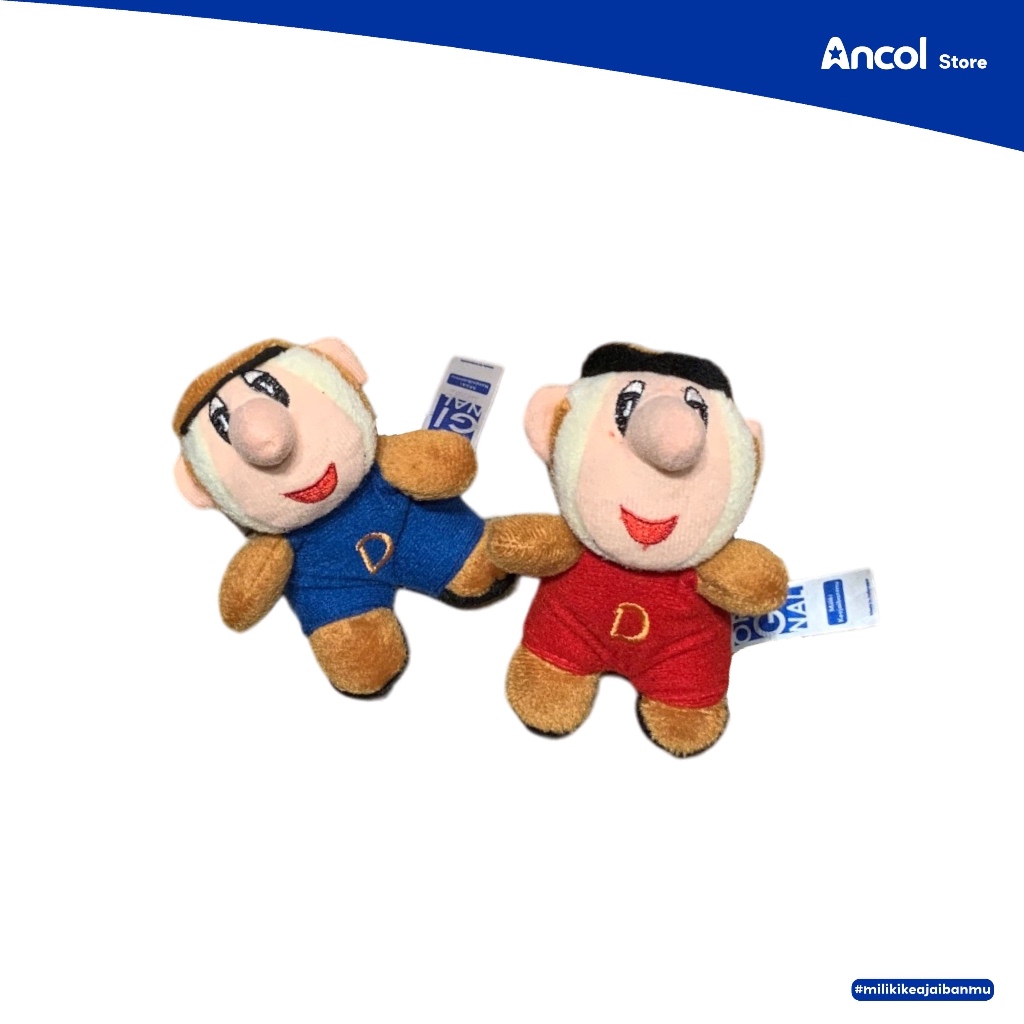 Ancol Gantungan Kunci Boneka Dufan – Mini Karakter Micro Dufan | Official Merchandise