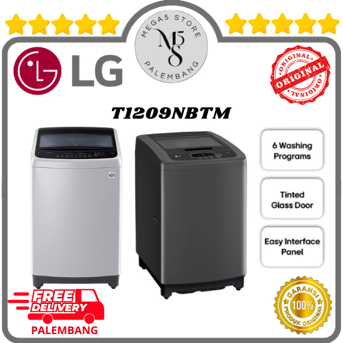 Mesin Cuci LG 1 Tabung T2109NBTM Mesin Cuci 1 Tabung LG 9Kg Top Loading LG