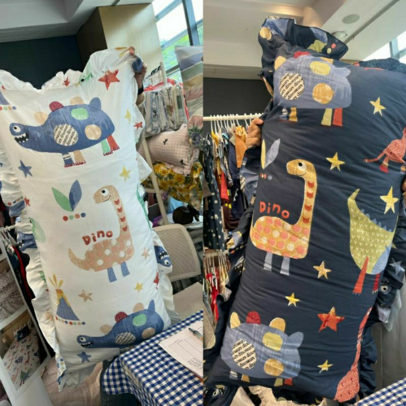 bantal cinta katun jepang (bantal+sarung)