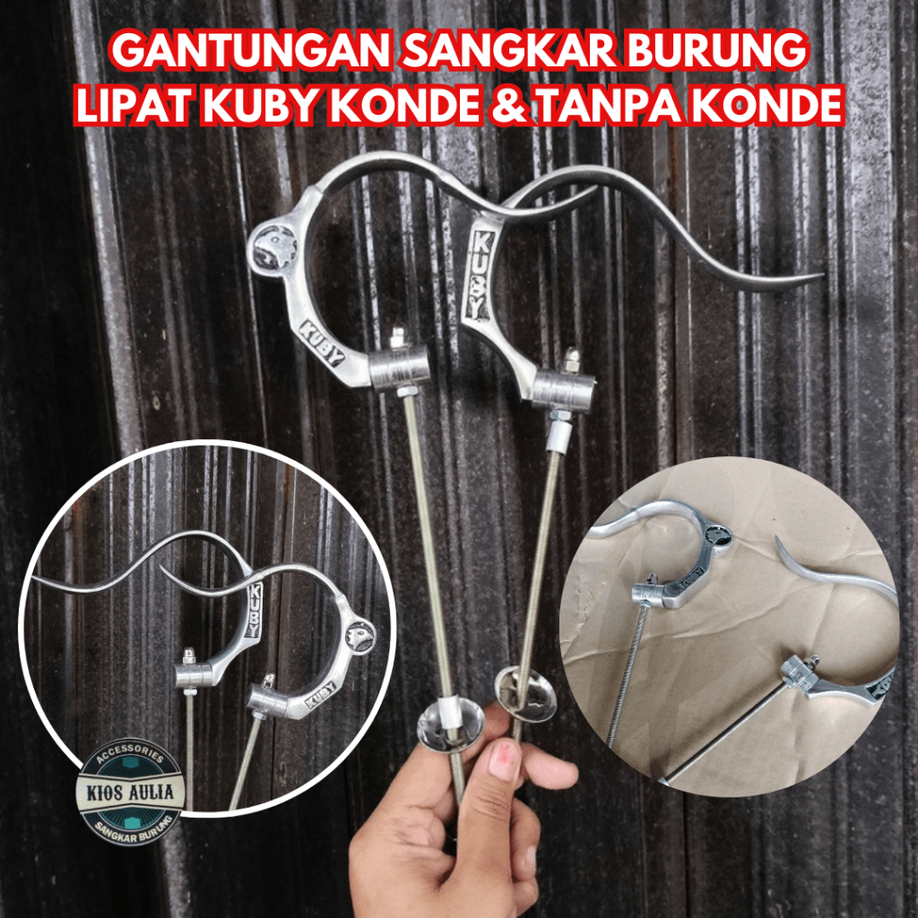 GANTUNGAN SANGKAR KUBY KONDE TANPA PION KANDANG LOVEBIRD KANDANG BURUNG KOTAK