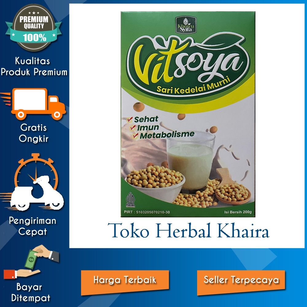 

SUSU KEDELAI VITSOYA 200 GRAM MINUMAN SARI KEDELAI MURNI