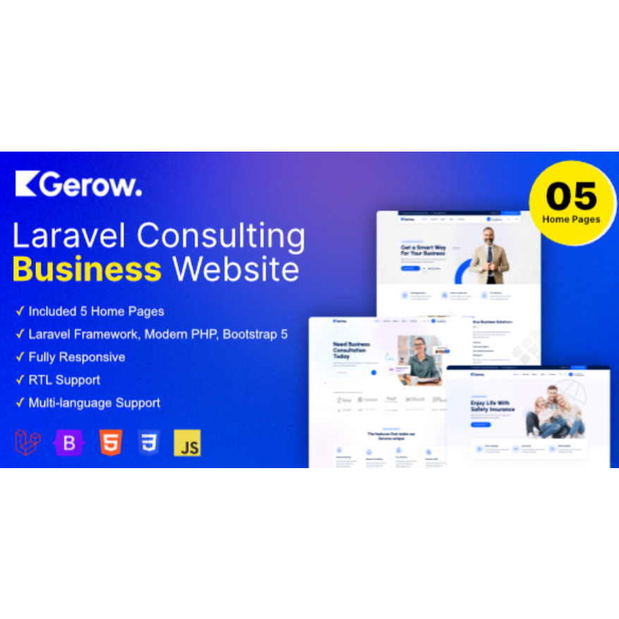 Gerow CMS- Business Consulting CMS Laravel Script