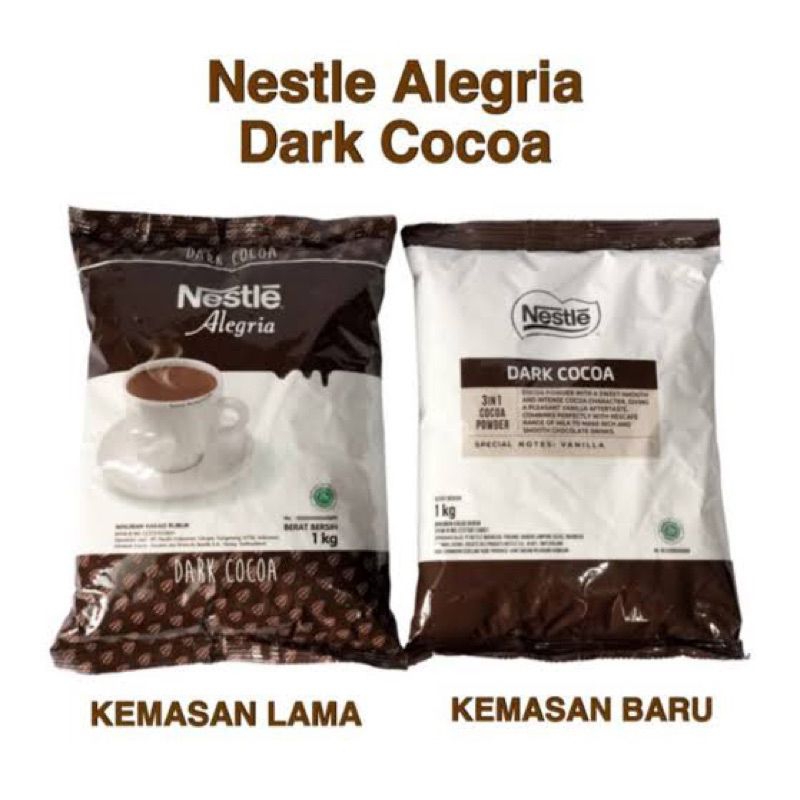 

Nestle dark cocoa Alegria 1kg