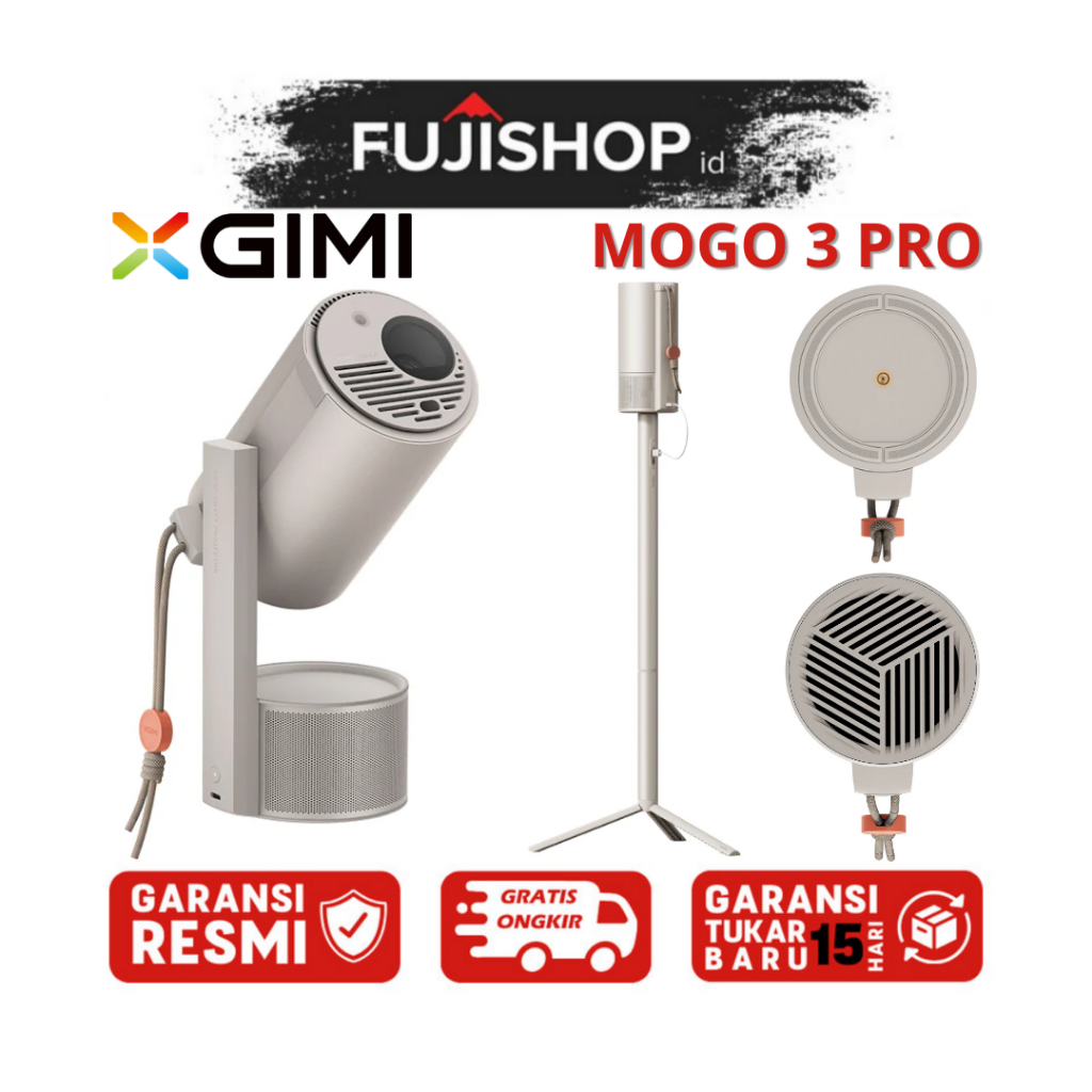 XGIMI MoGo 3 Pro With Powerbase Stand Garansi Resmi