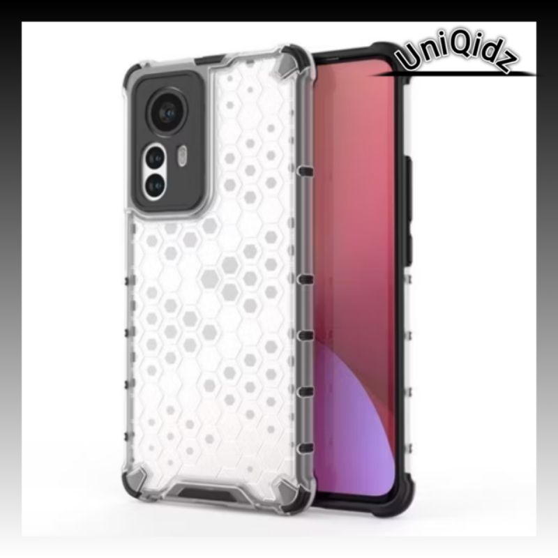 UniQidz Casing Xiaomi 12 Lite Casing Honeycomb Camera Protect