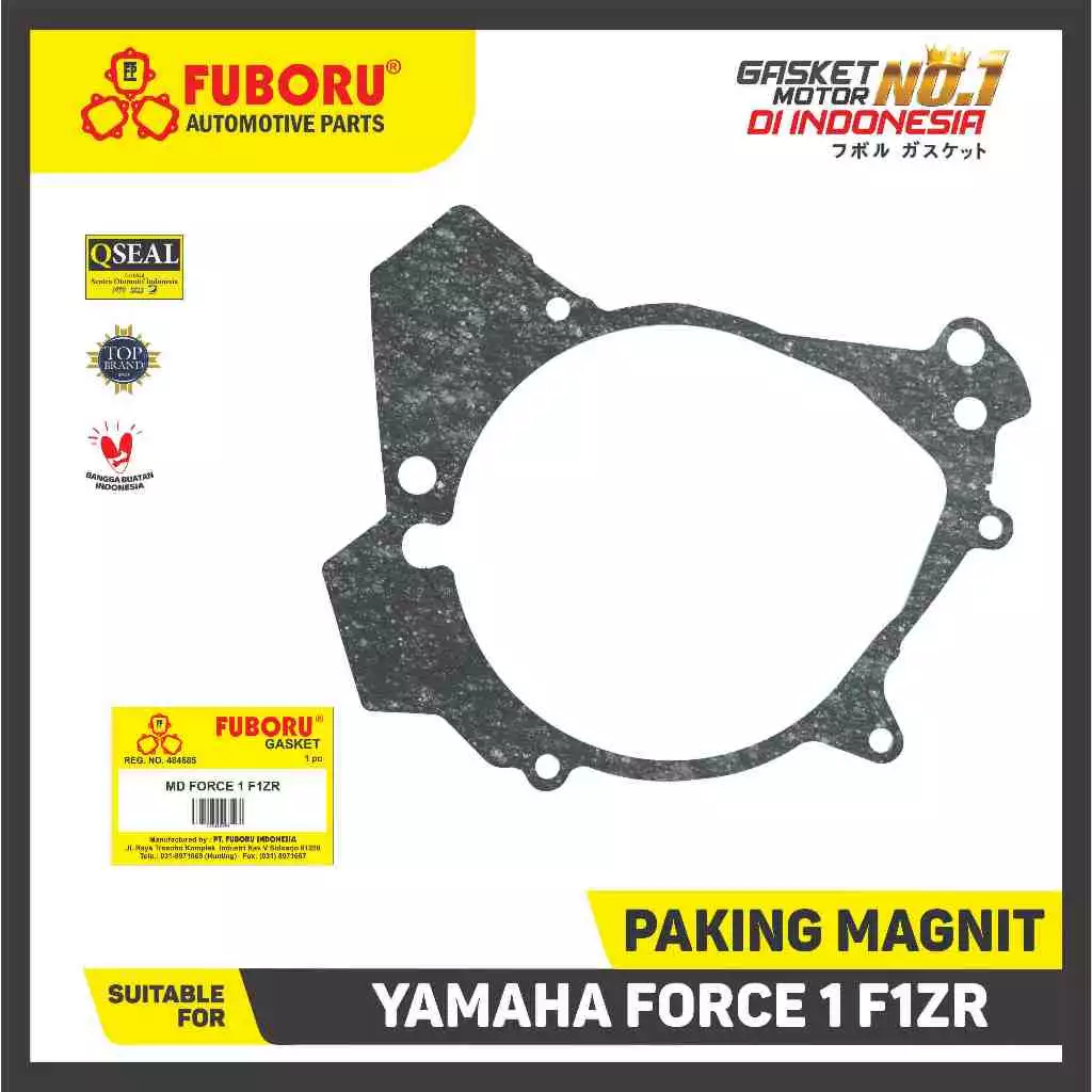 PAKING MAGNIT YAMAHA FORCE 1 / F1ZR PERPAK GASKET MAGNET RENGKES CRANKCASE KIRI FUBORU