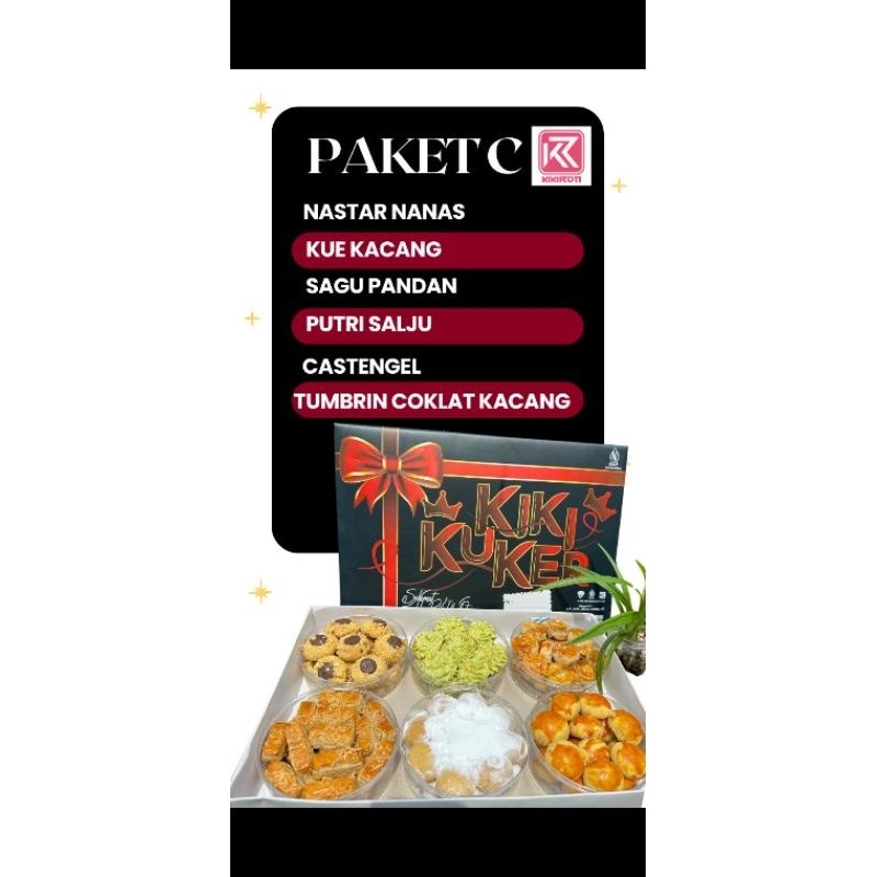 

paket kue hantaran /kue paket 6toples