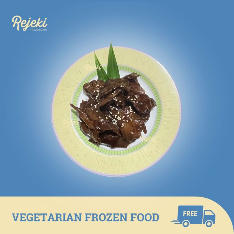 

Dendeng Daging Rusa Vegan 200gr - Rejeki Frozen Mart