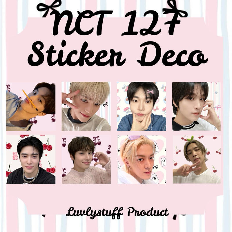 

[Luvlystuff] NCT 127 STICKER PINK DECO || AESTHETIC KPOP STIKER MAILS