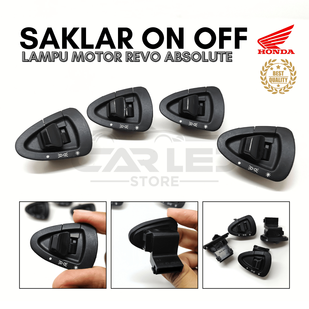 TOMBOL SAKLAR LAMPU ON OFF ON/OFF REVO ABSOLUTE-ABS-FIT-BLADE-SCOOPY