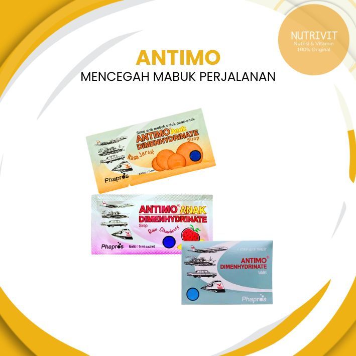ANTIMO CAIR ANAK 10 SACHET / DEWASA 1 STRIP