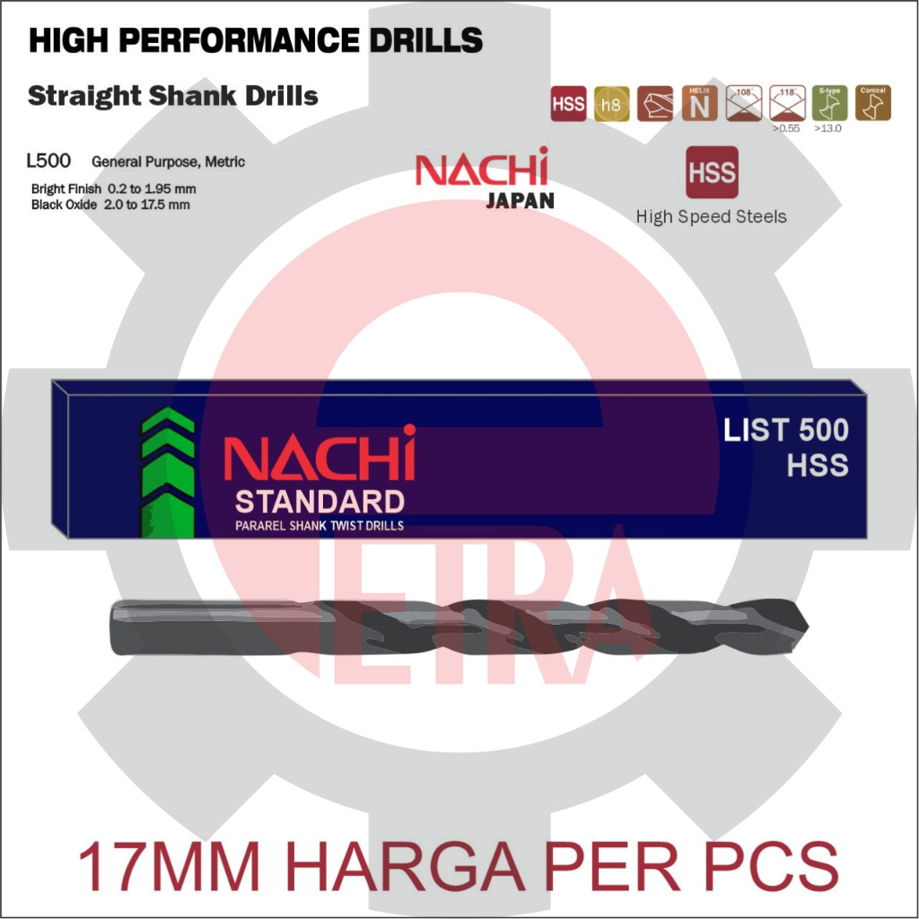 MATA BOR BESI NACHI 17 MM / MATABOR BESI NACHI 17 MM ORIGINAL NACHI