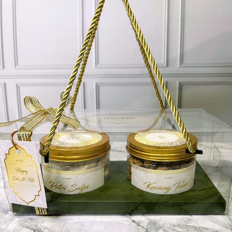 

Hampers Cantik Lebaran - Qamar (isi 2 toples 400ml)