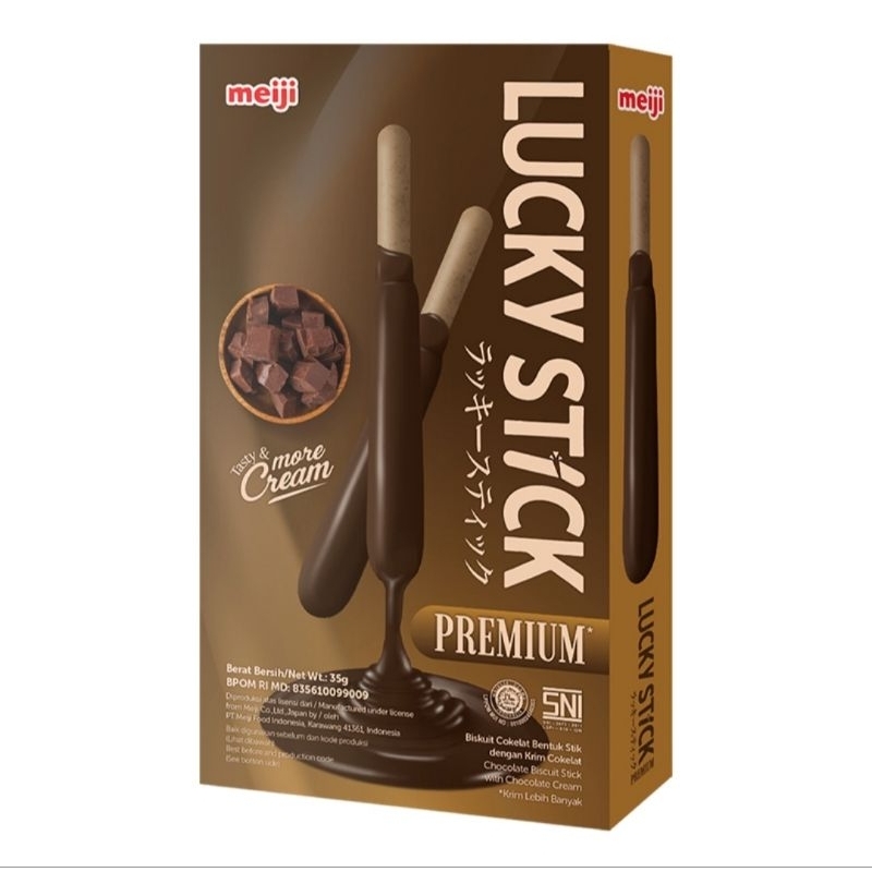 

Lucky Stick Biskuit Stick Cokelat Premium & Strawberry Premium 35 g