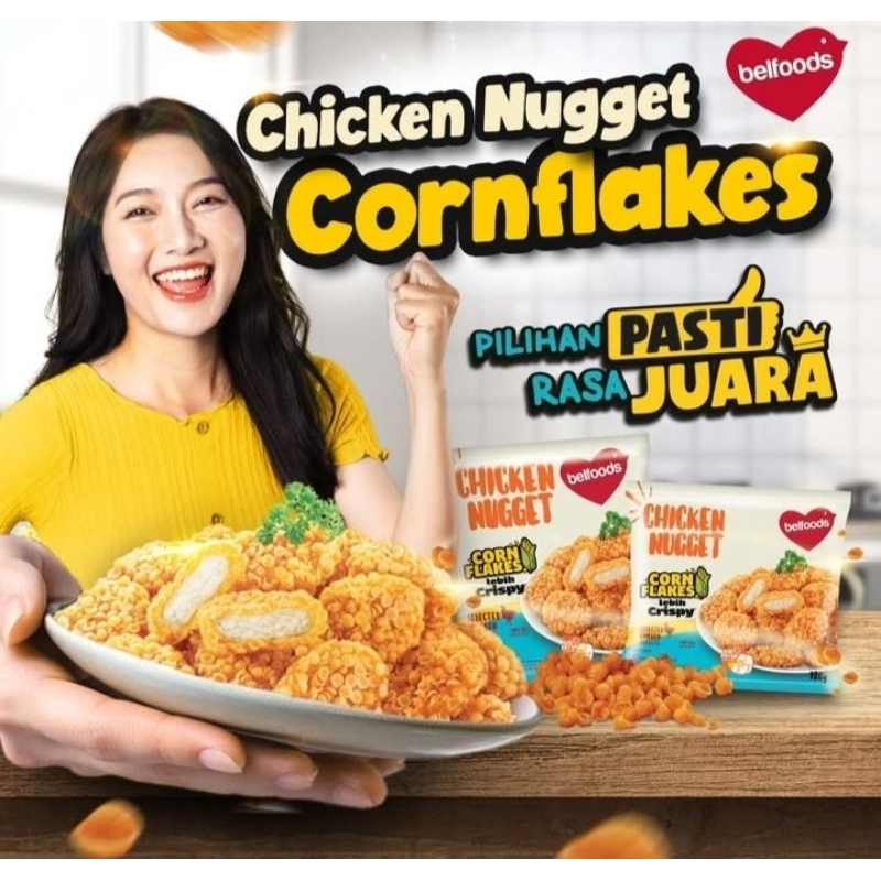 

belfoods chicken nugget corn flakes 450g
