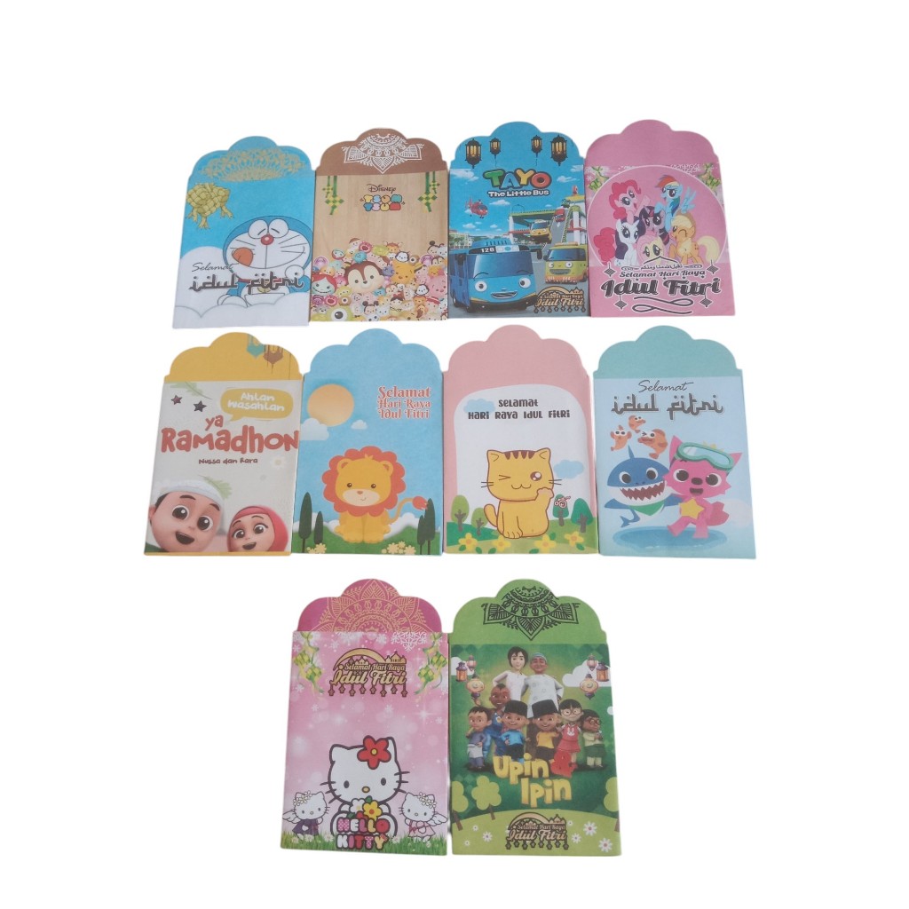 

AMPLOP LEBARAN 2025 aesthetic kartun unik lucu / ANGPAU LEBARAN