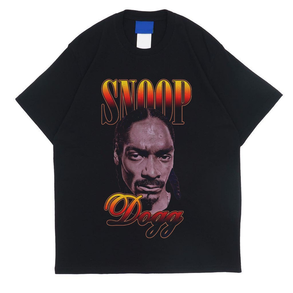 Kaos Baju  Snoop DoggTshirt 20's Heavy Weight Cotton Pria Wanita