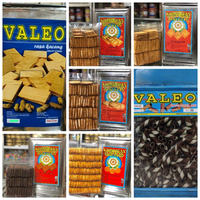

Biscuit Khong guan dan Valeo