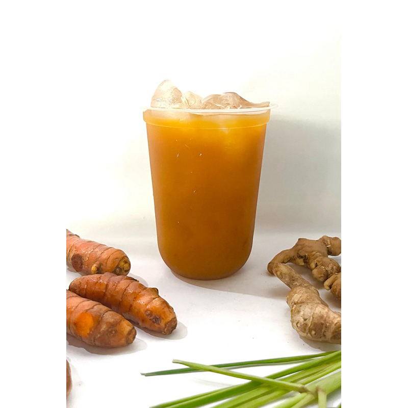 

Jamu Kunyit Jahe 600 ml | Kunir Jahe | Minuman Herbal | Minuman Jamu Kunyit Jahe 100% Gula Asli