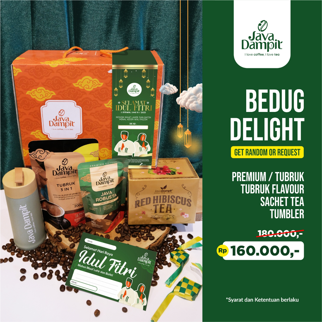 

HAMPERS BEDUG DELIGHT (Bubuk Kopi/Non Kopi 70gr/100gr, Tubruk Based, Botol Tumbler)